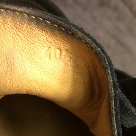 SOLD/Hermes Black Suede Wallabee Moccasins/SOLD - Picture 3 of 4